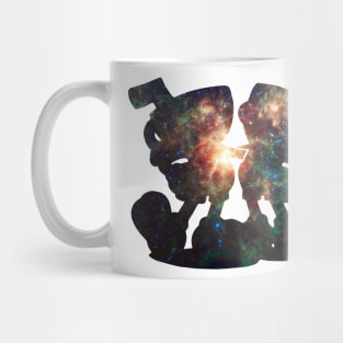 Galaxy Cuphead and Mugman Mug